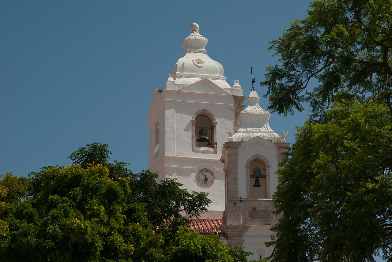 portugal church bell tower free photo