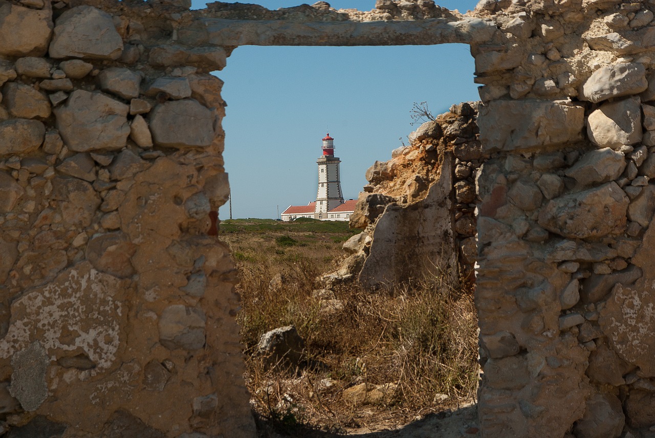 portugal cape espichel lighthouse free photo