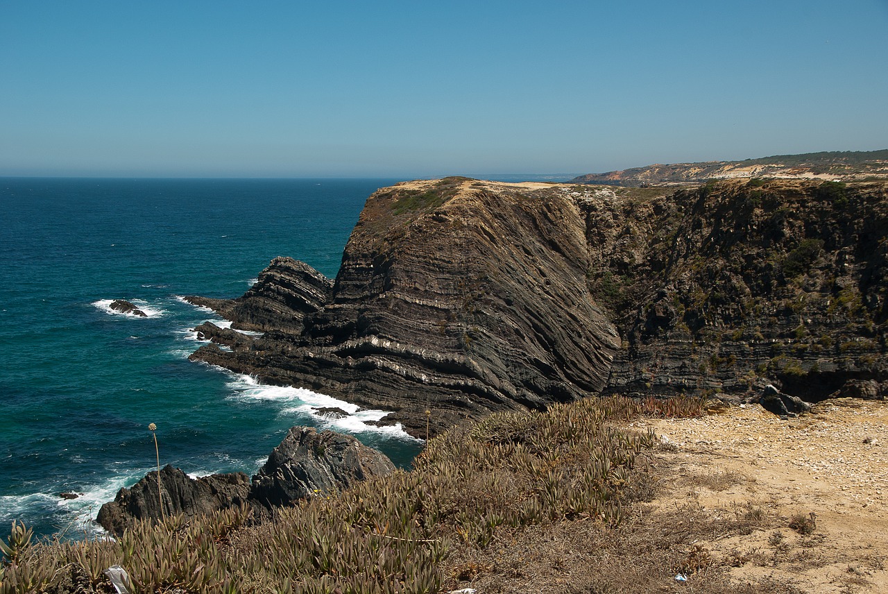 portugal atlantic ocean cliffs free photo
