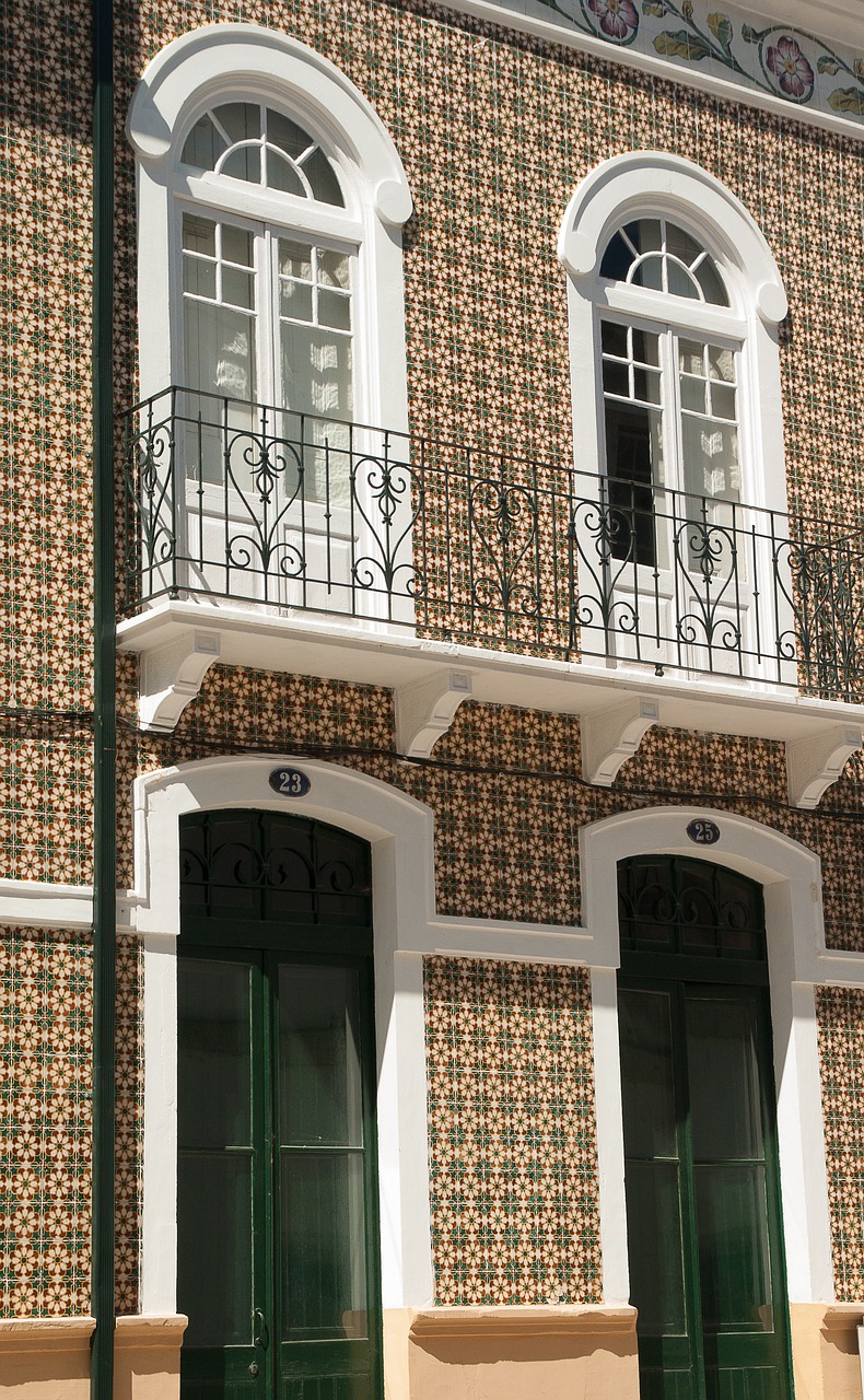 portugal facade azuleros free photo