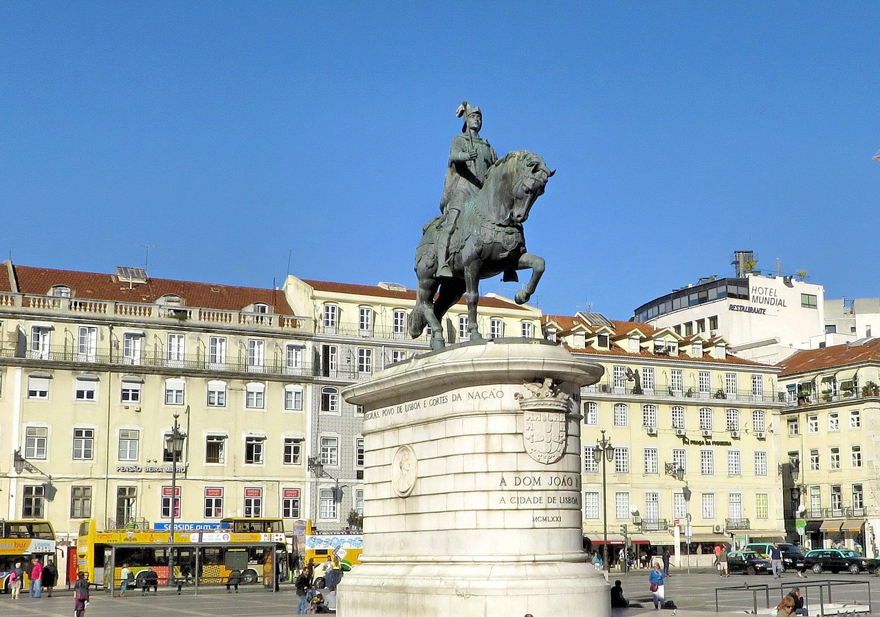 portugal lisbon statue free photo