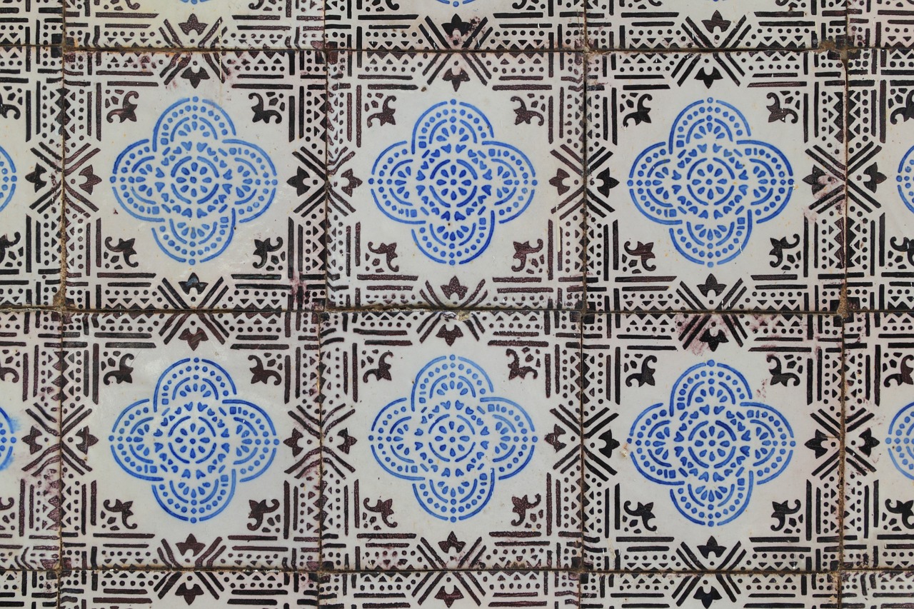 portugal ceramic tiles wall free photo