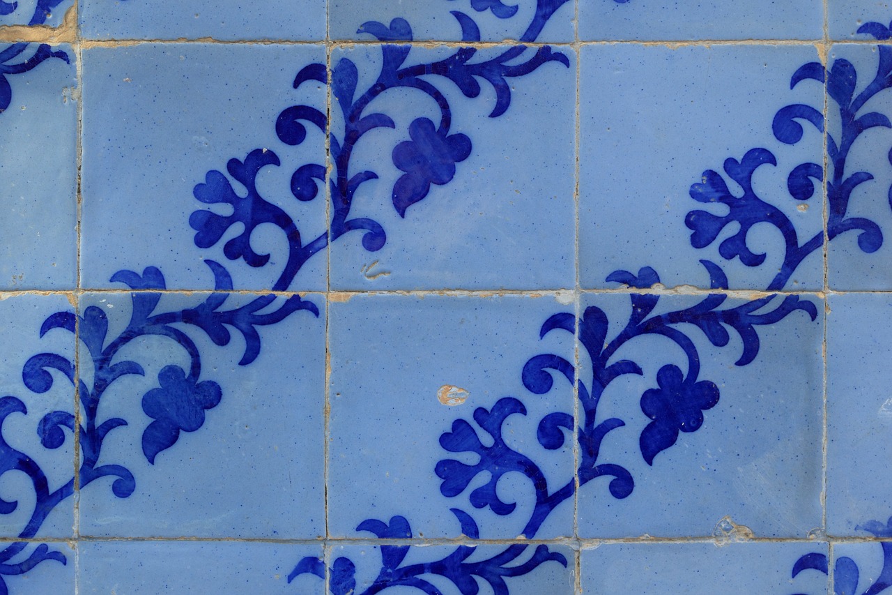 portugal ceramic tiles wall free photo