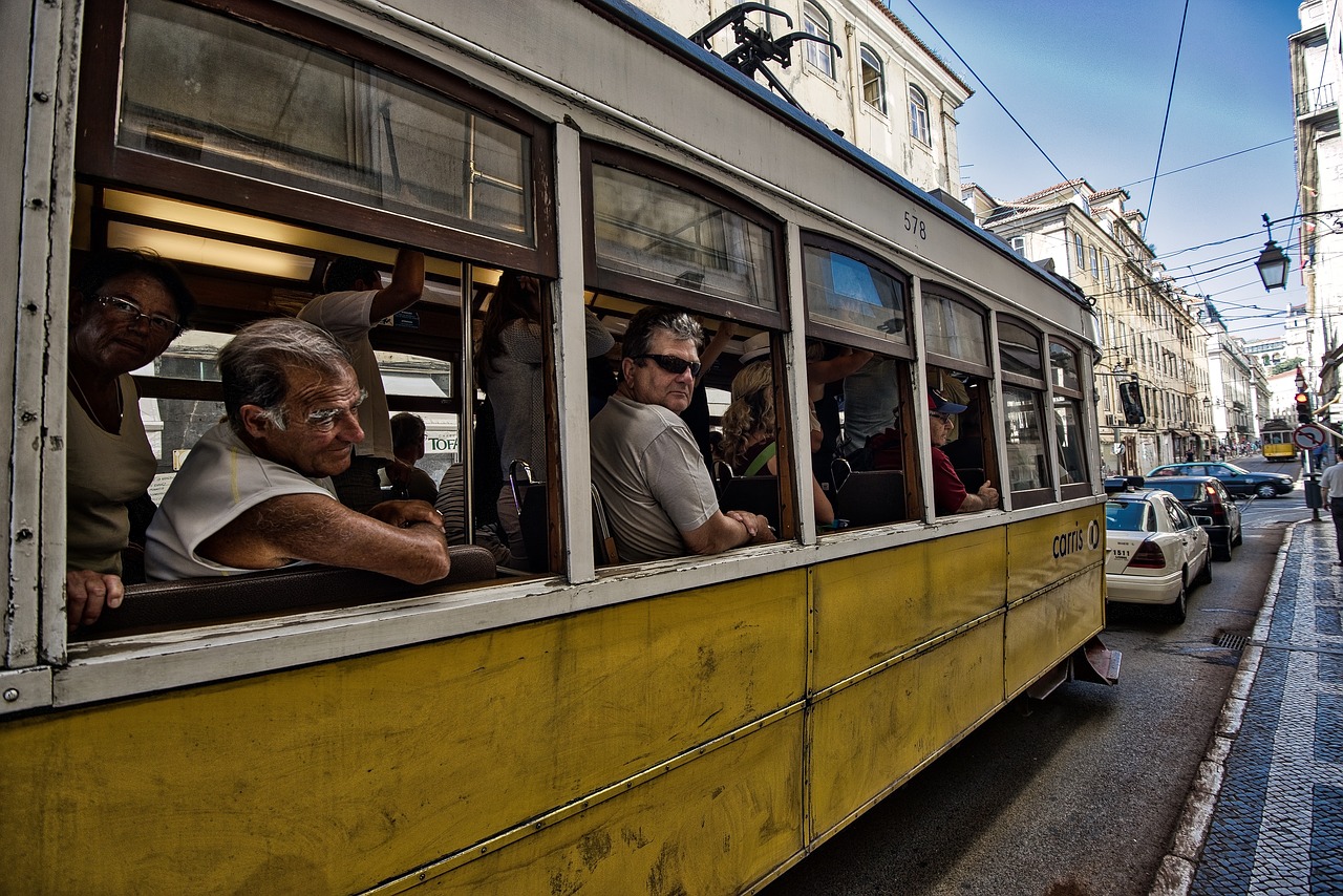 portugal tramway classic free photo