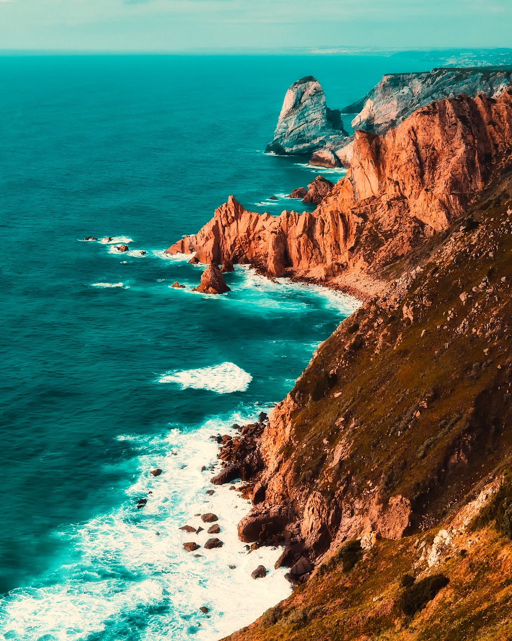 portugal mountains cliff free photo