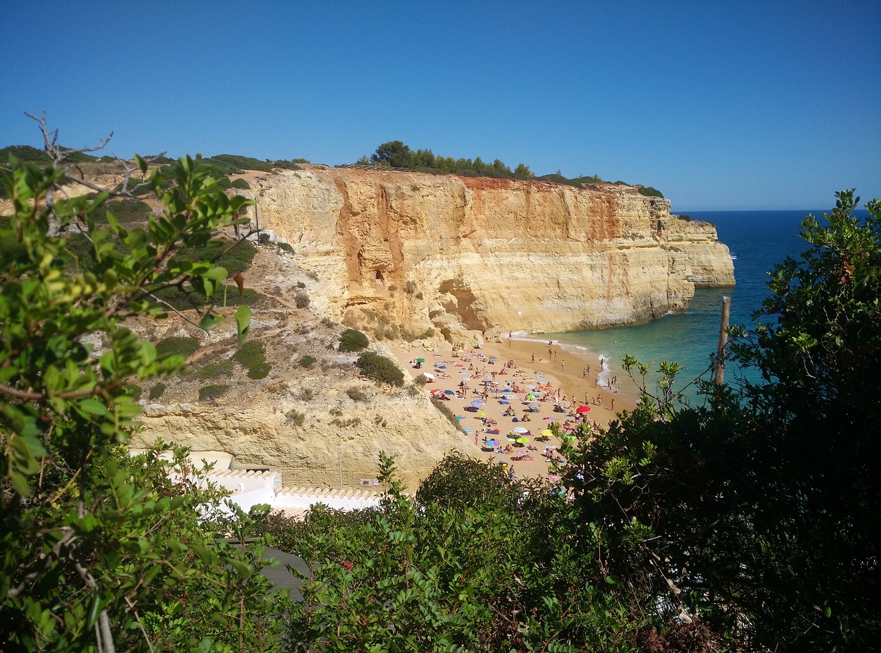 portugal algarve beach free photo