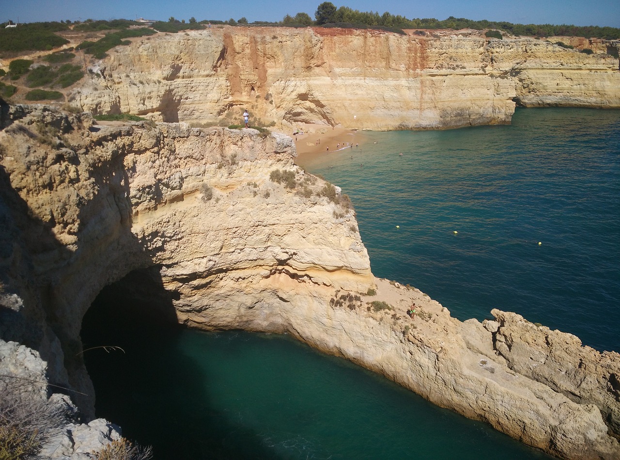 portugal algarve beach free photo