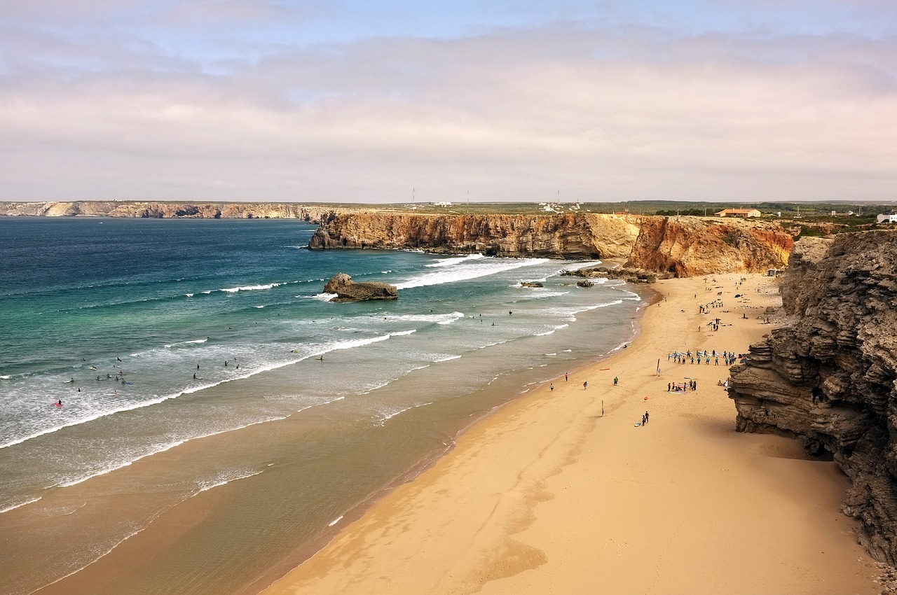 portugal beach sea free photo