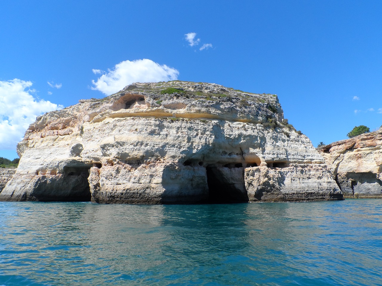 portugal algarve cliffs free photo