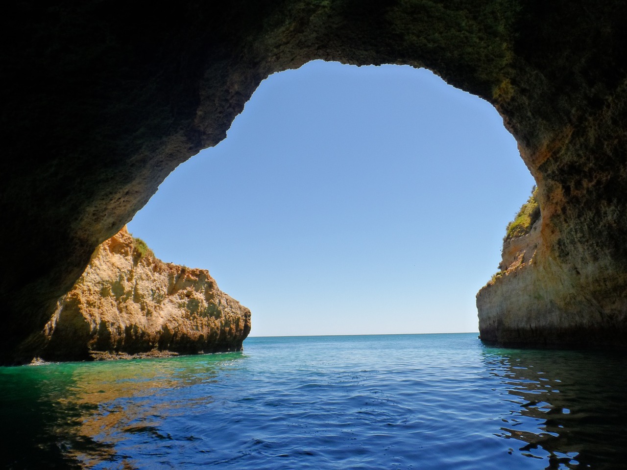 portugal algarve cliffs free photo