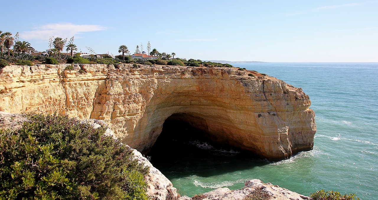 portugal algarve coast free photo