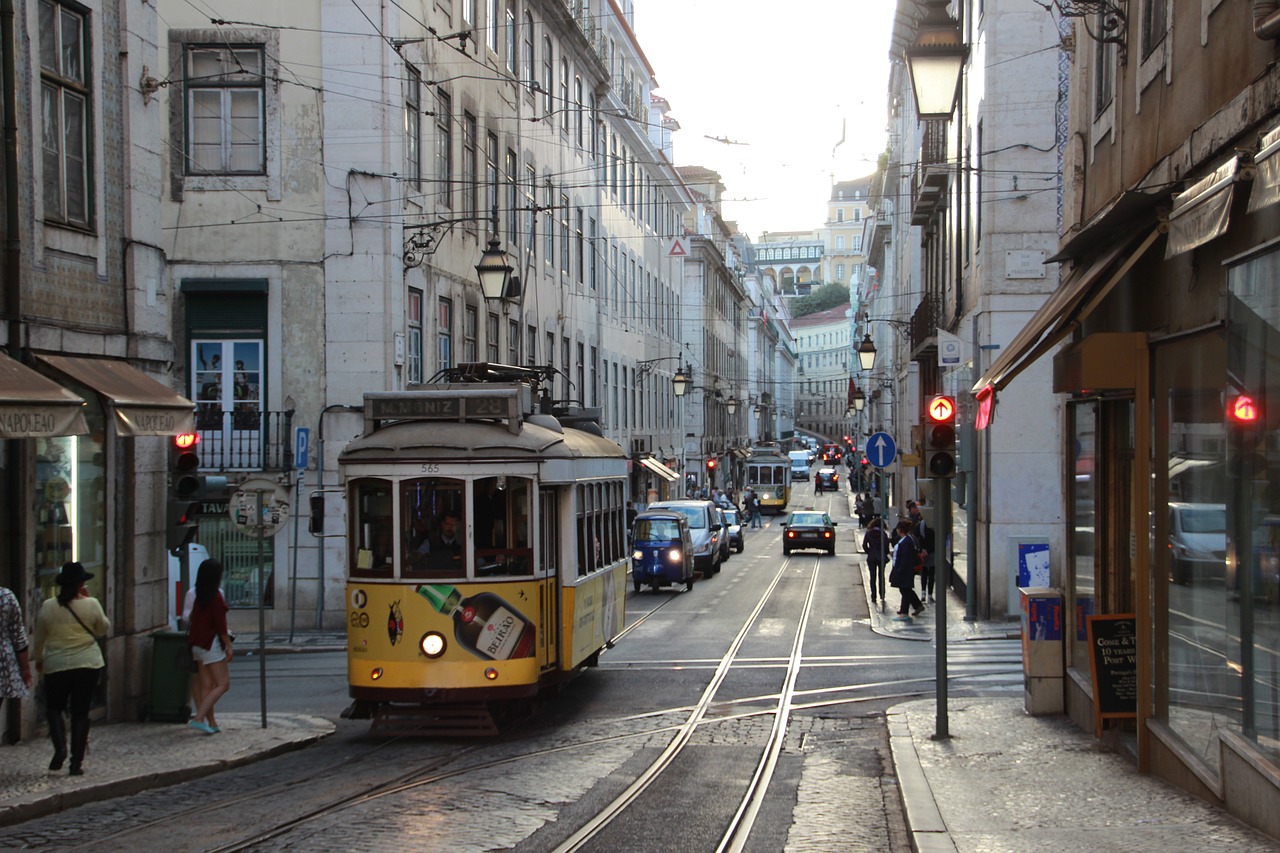 portugal hundred years tram lisbon free photo