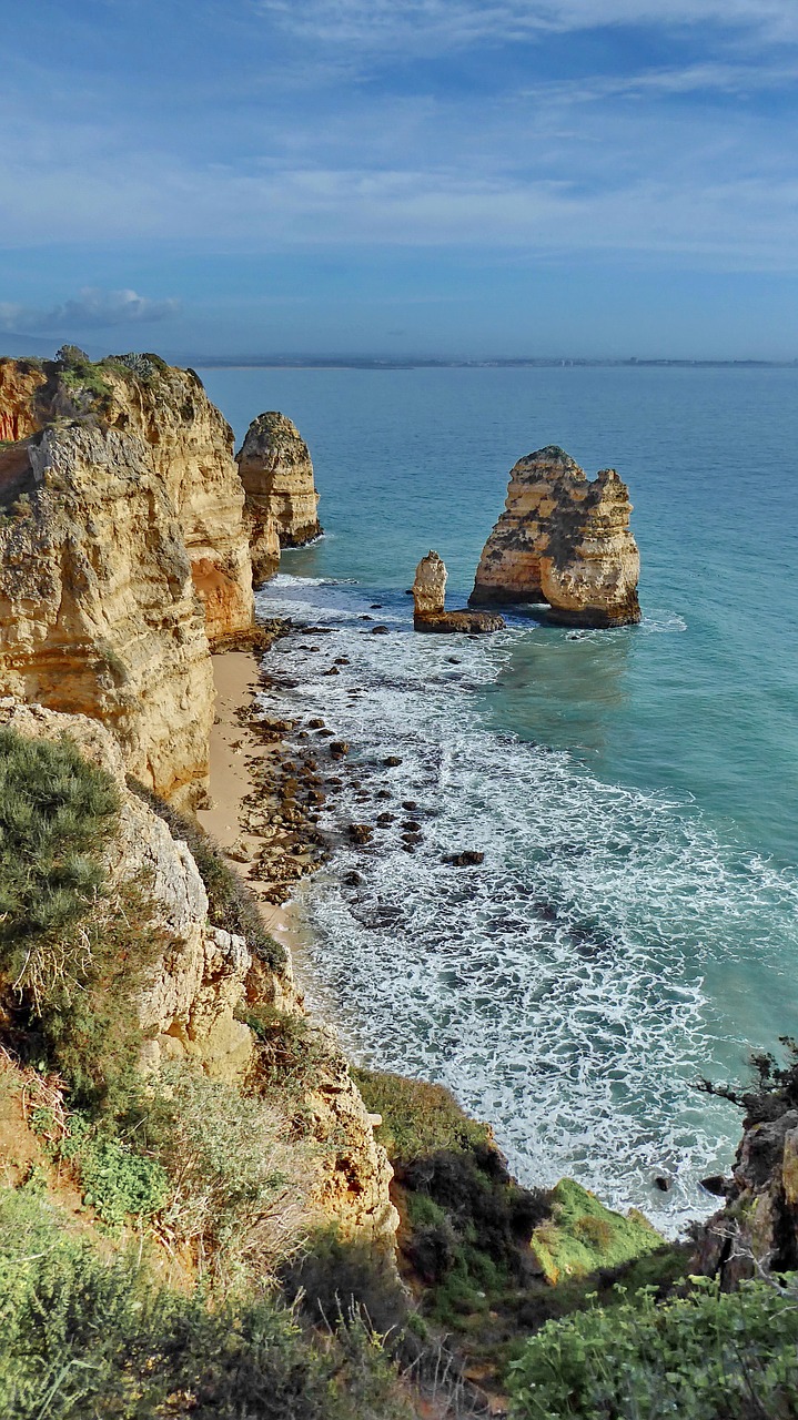 portugal algarve sea free photo