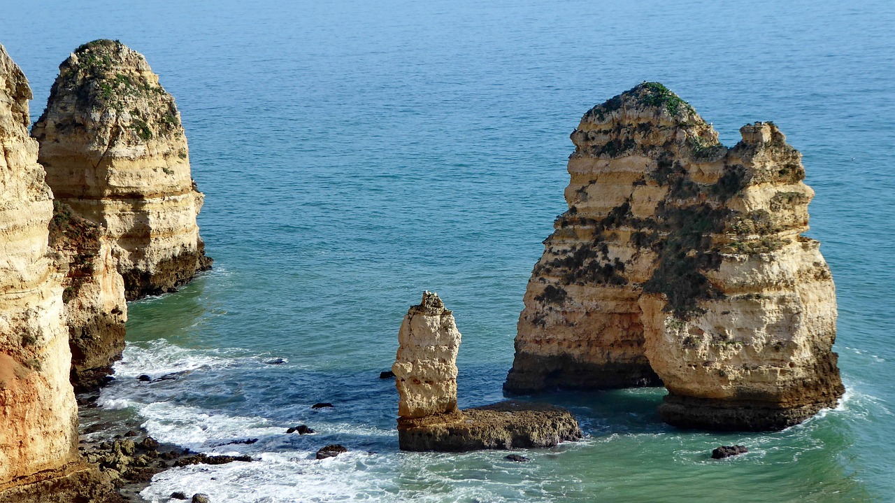 portugal algarve sea free photo