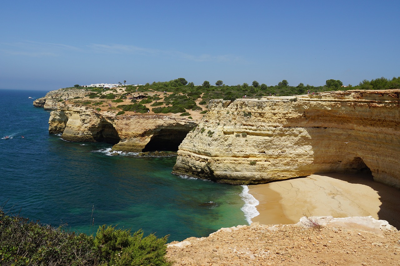 portugal  algarve  coast free photo