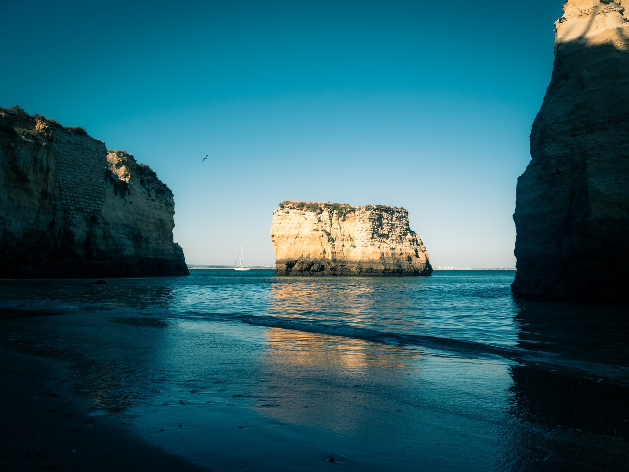 portugal  rock  beach free photo