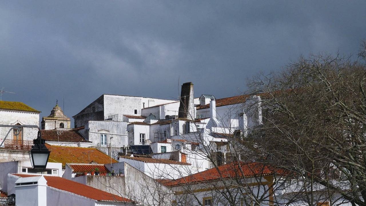 portugal evora old town free photo