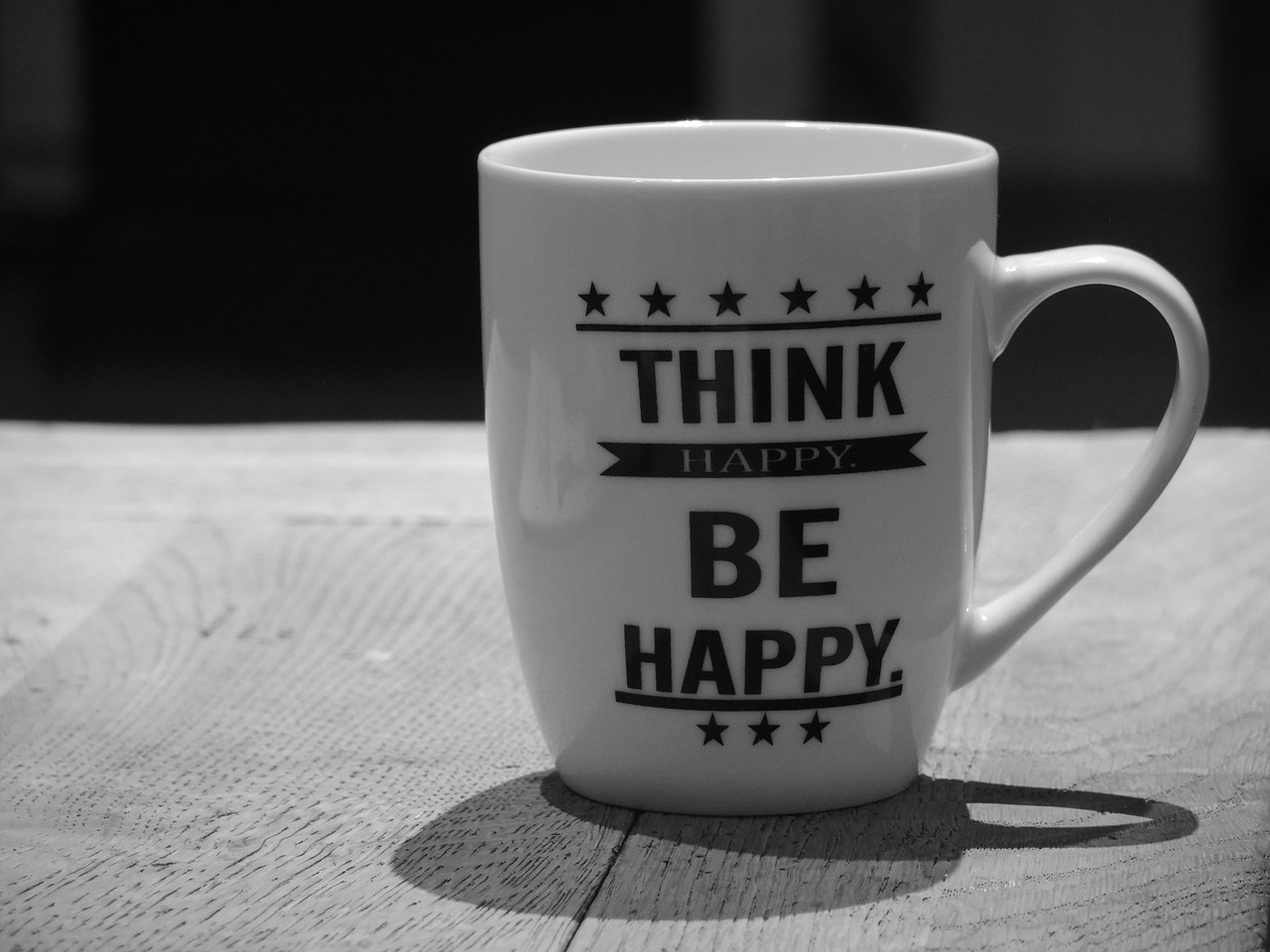 Positive thinking,cup,black white,free pictures, free photos ...