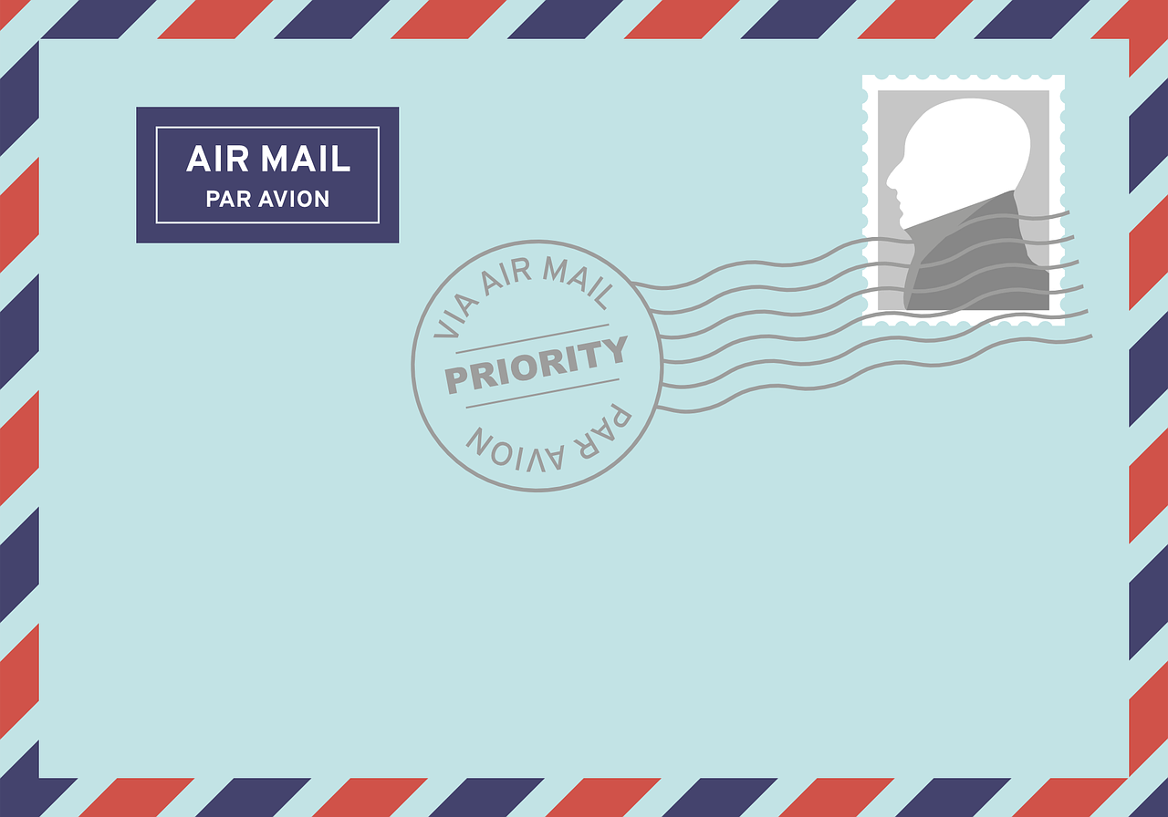 post air mail letters free photo