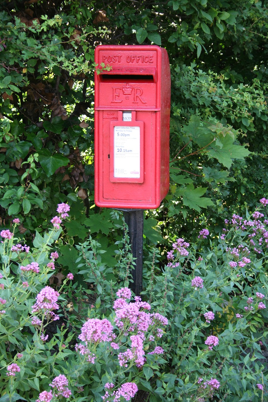 post box letter england free photo