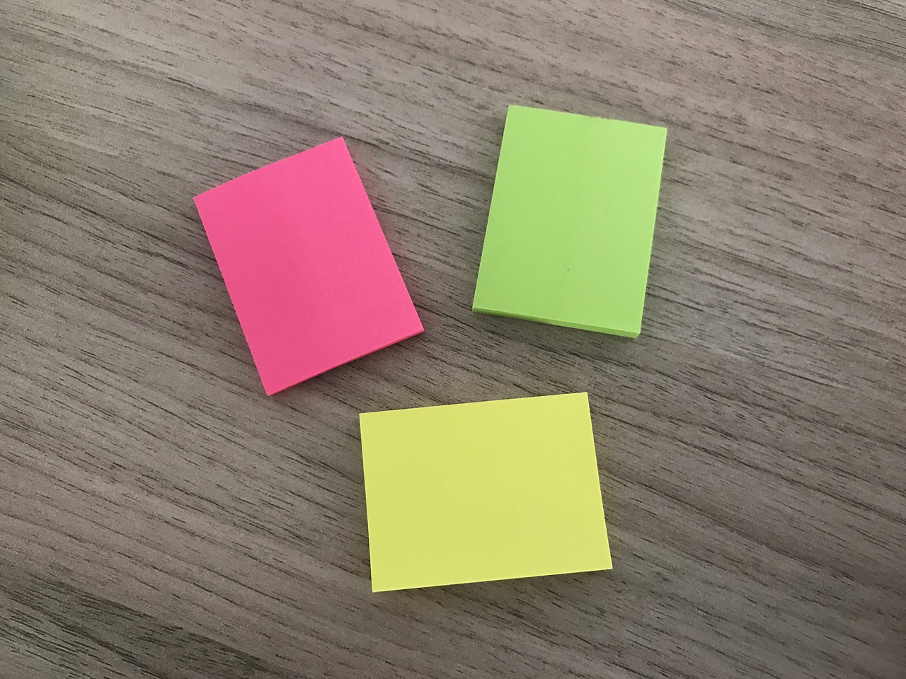 post it colors pink free photo