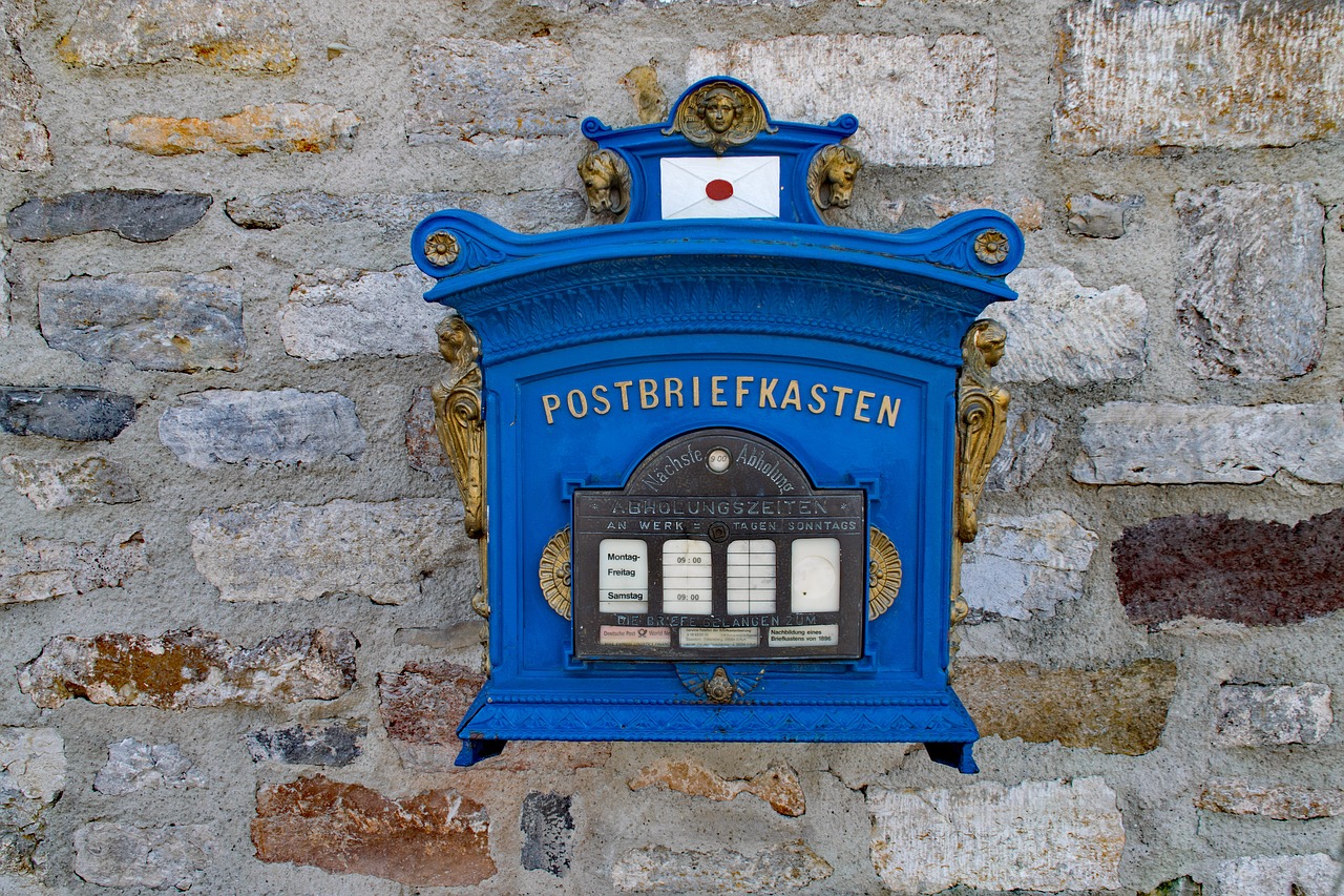 post mail box mailbox erfurt free photo