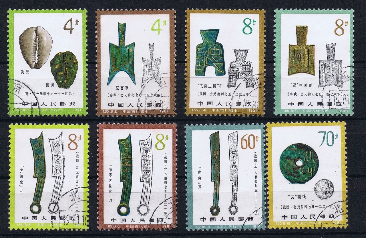 postage stamps china money free photo