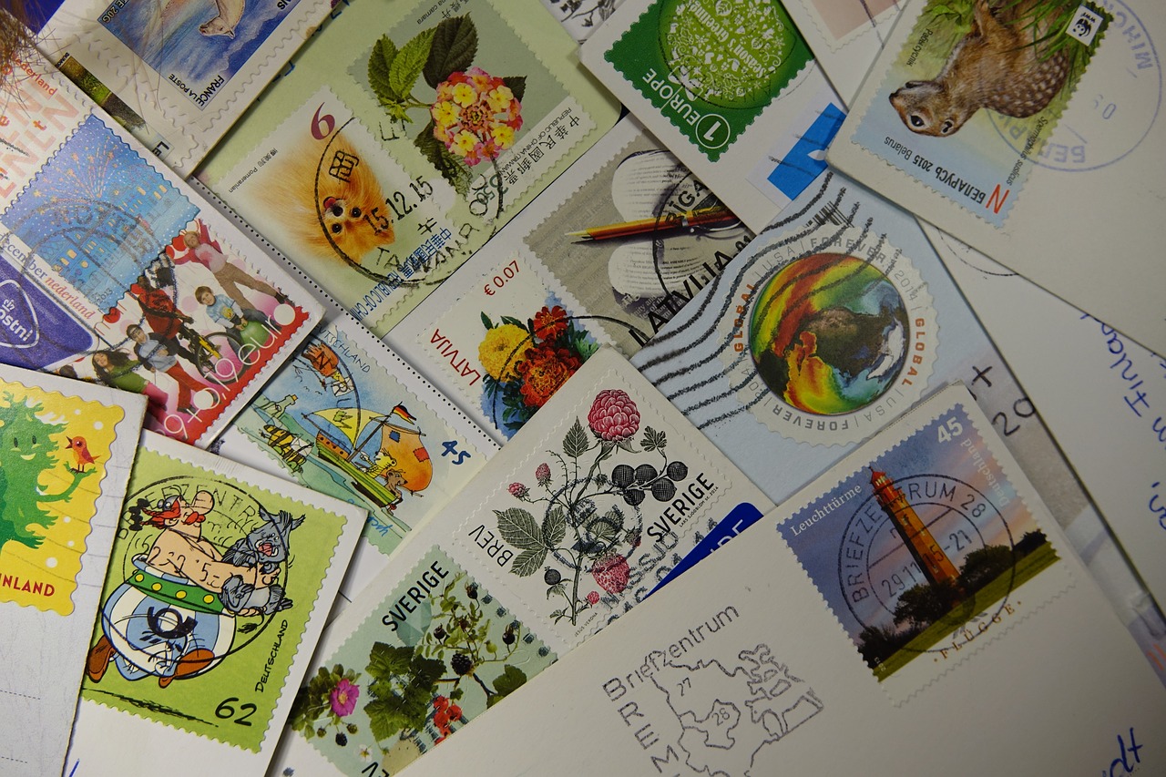 postage stamps collect stamped free photo