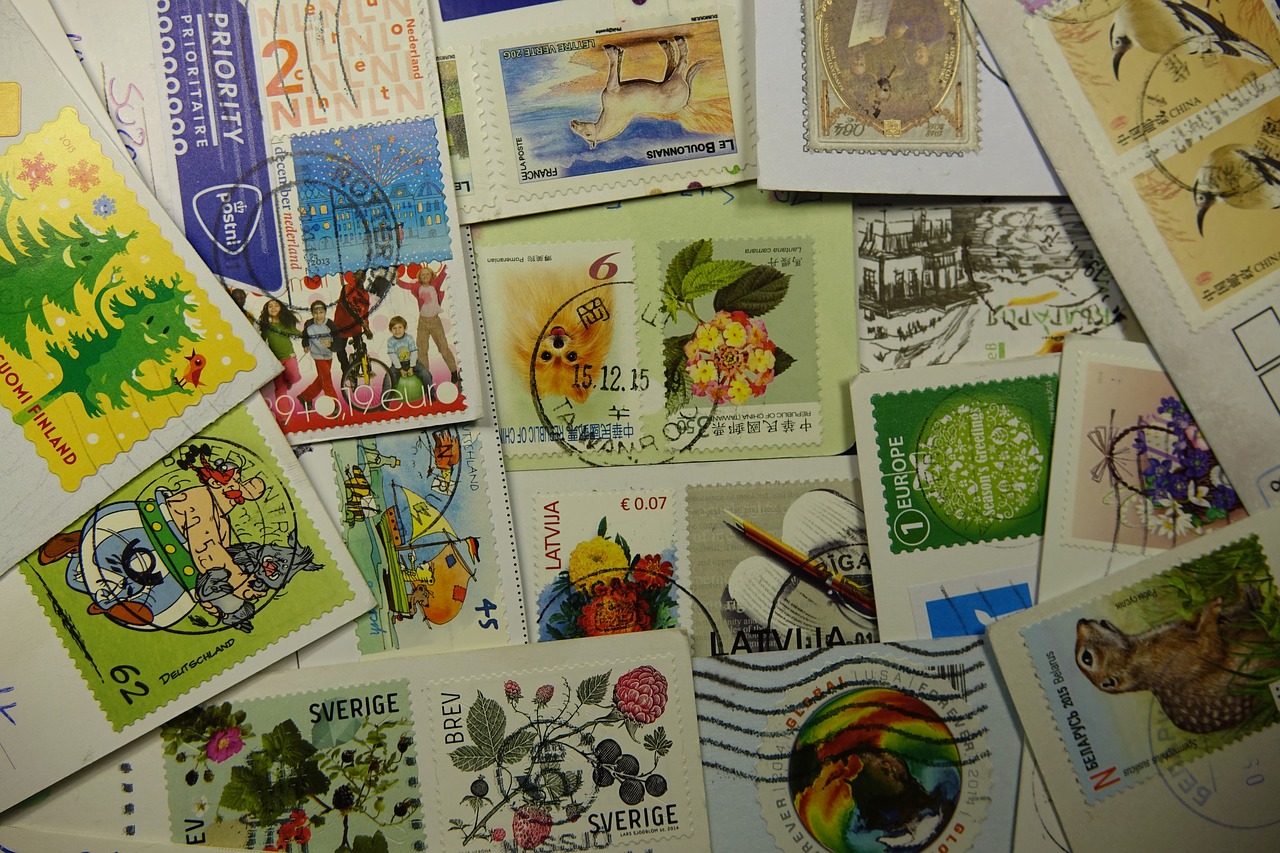 postage stamps collect stamped free photo