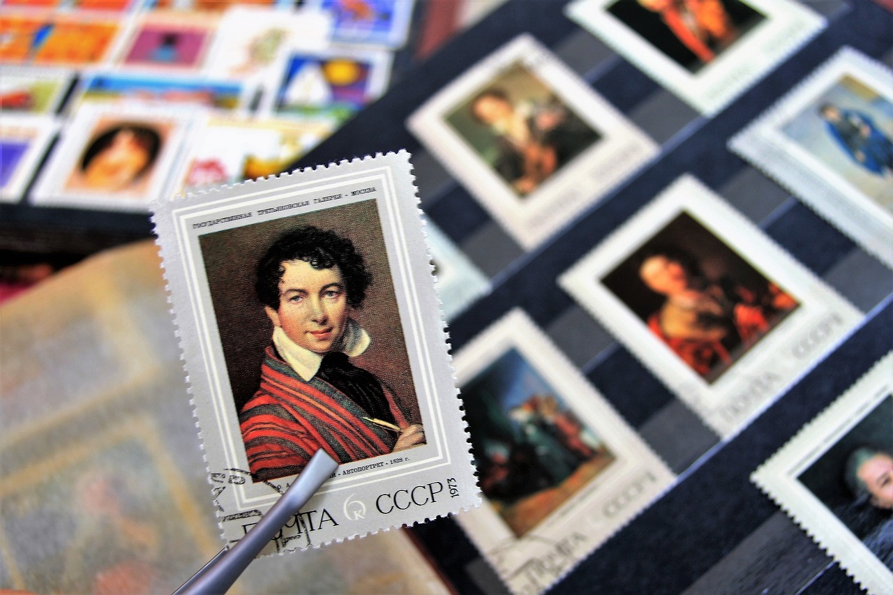postage stamps collection male free photo