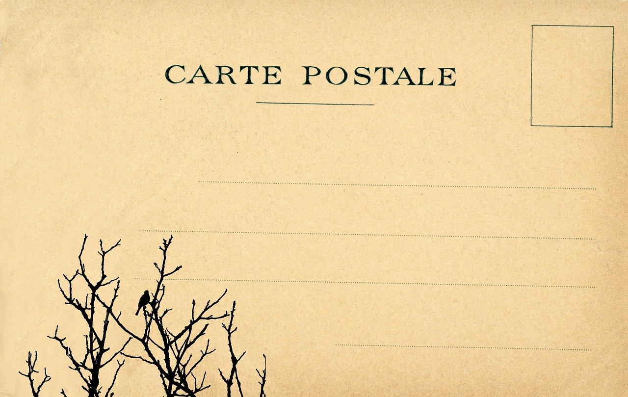 postcard vintage french free photo