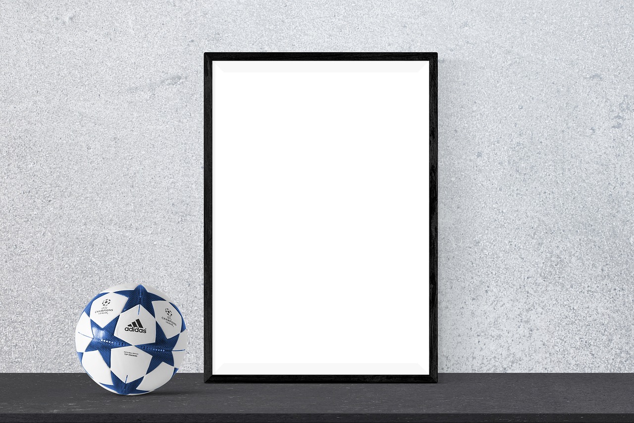 poster mockup frame free photo