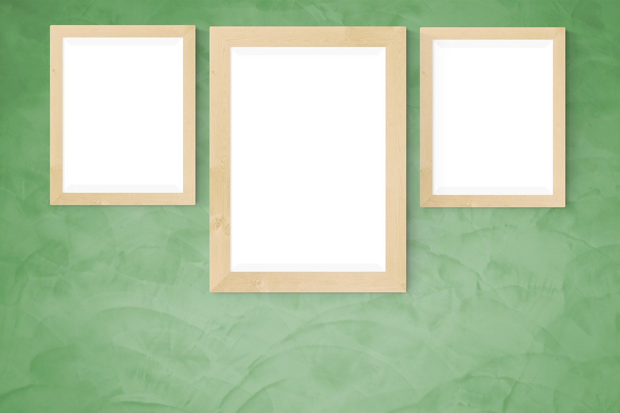 poster wall mockup free photo