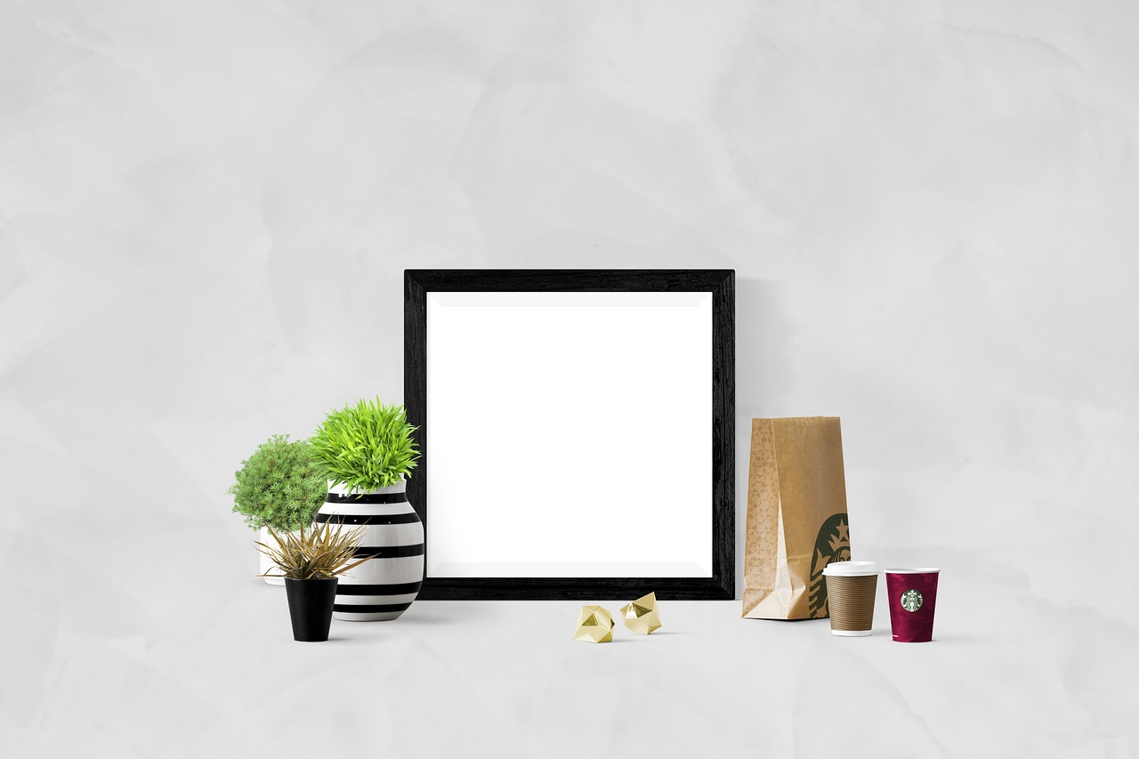 poster  wall  mockup free photo