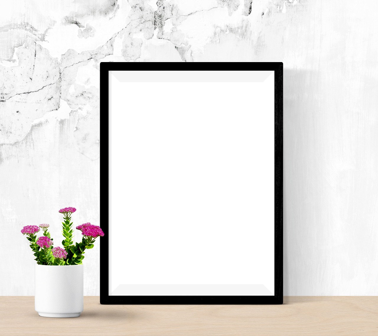 poster  wall  mockup free photo