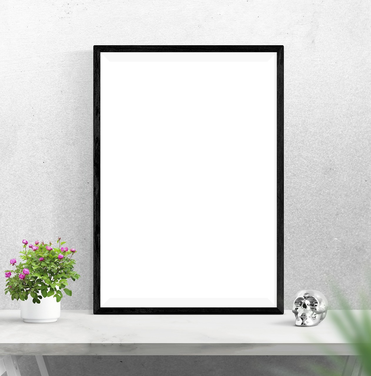 poster  frame  mock up free photo