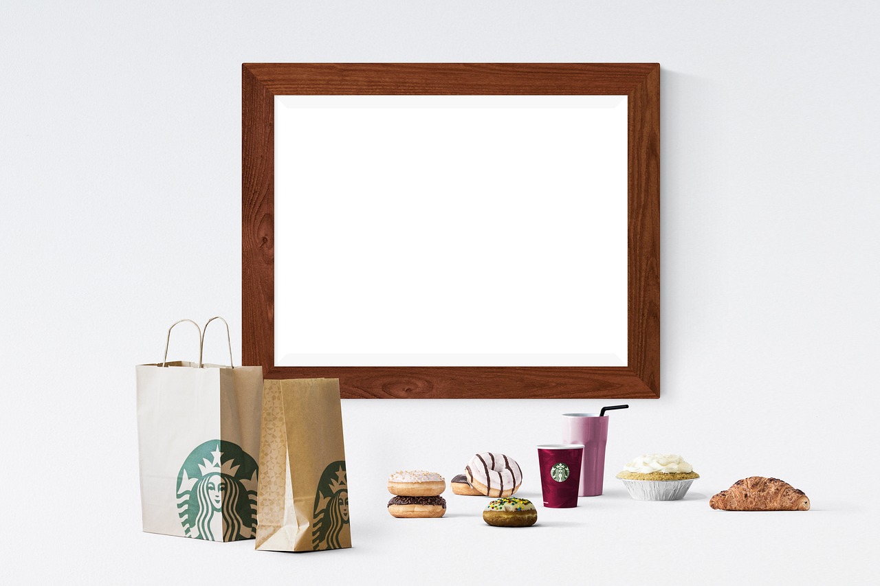 poster  frame  paper bags free photo