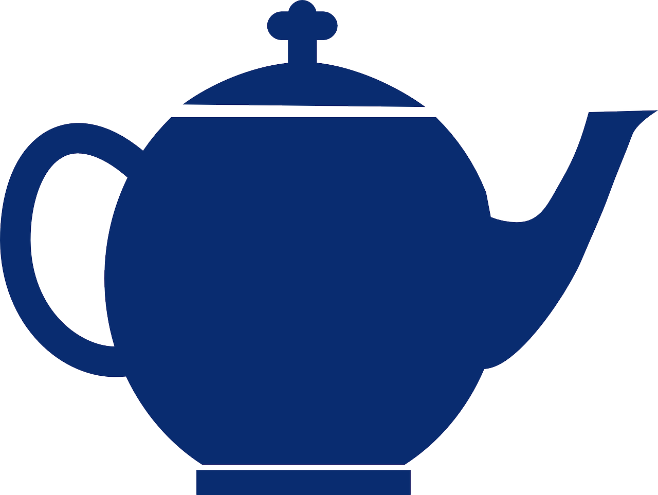 pot tea pot blue free photo