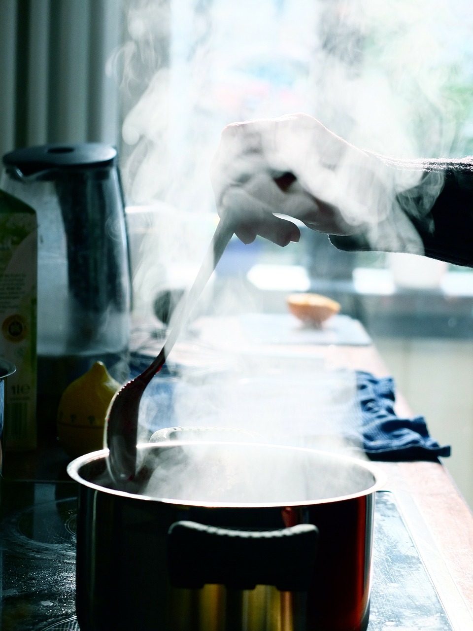 pot kitchen steam free photo