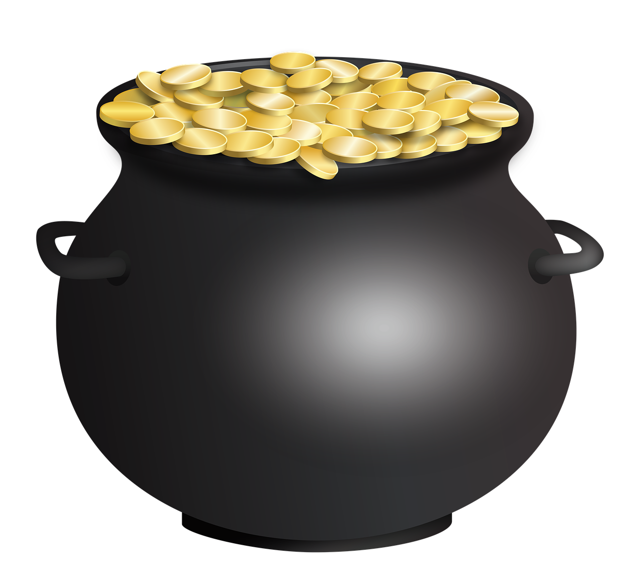 pot of gold st patrick's day cauldron free photo