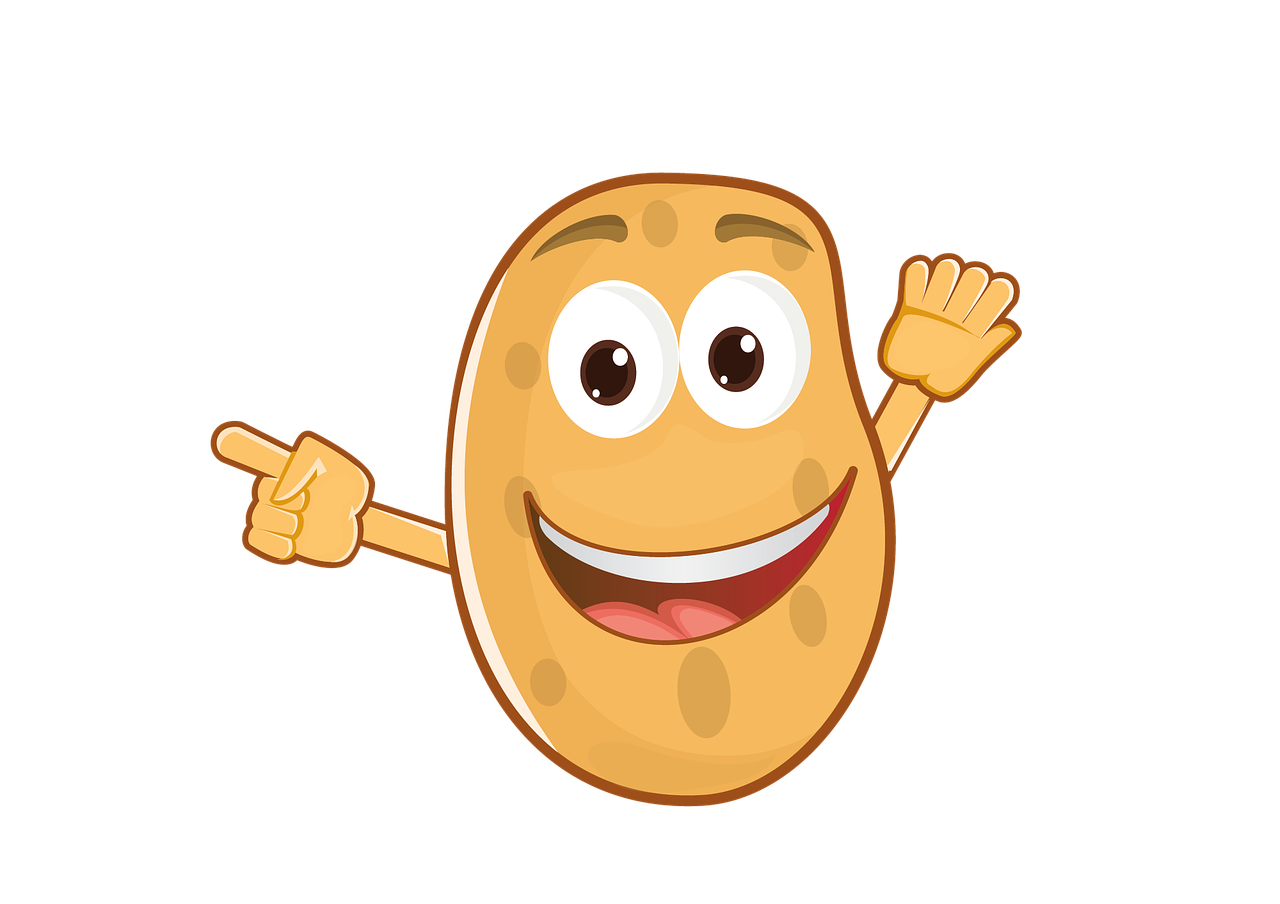 potato potato character cartoon free photo