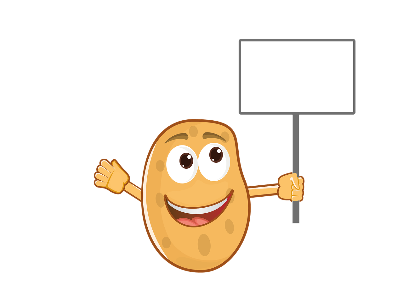 potato mascot cartoon free photo