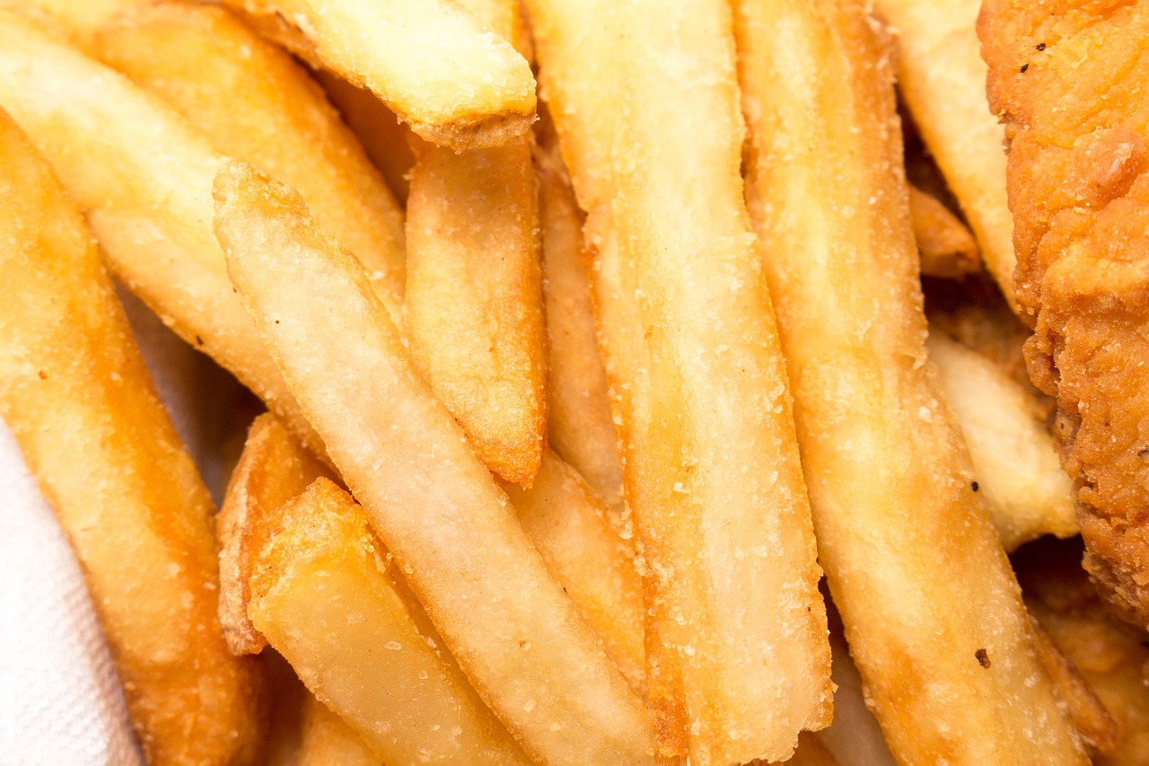 potato fries fast free photo