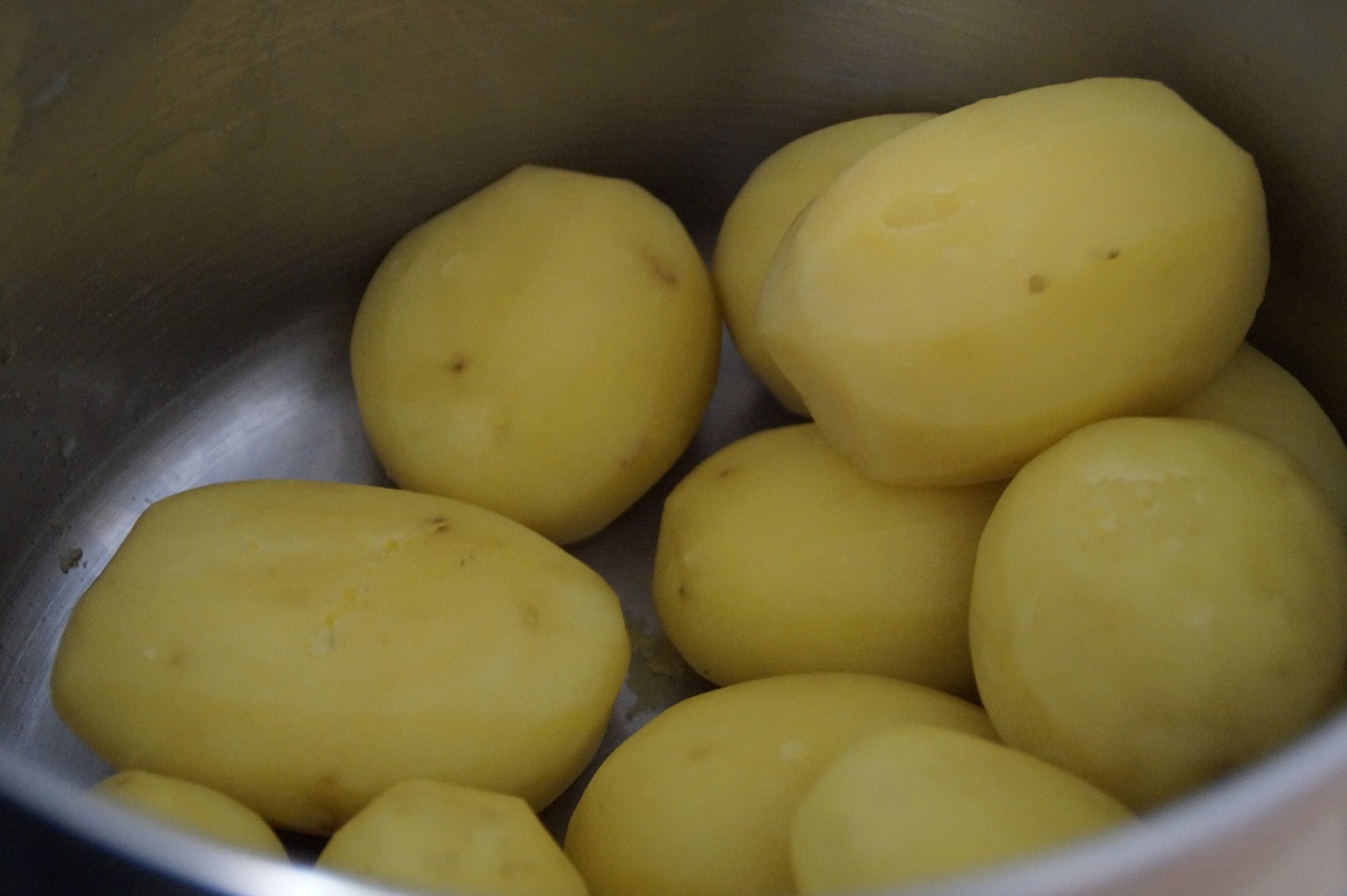 potatoes cooked cooking pot free photo