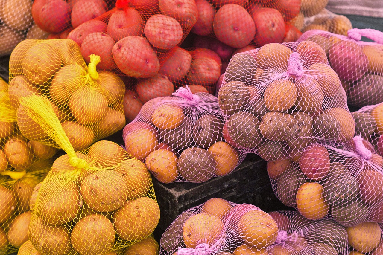 potatoes market seattle free photo