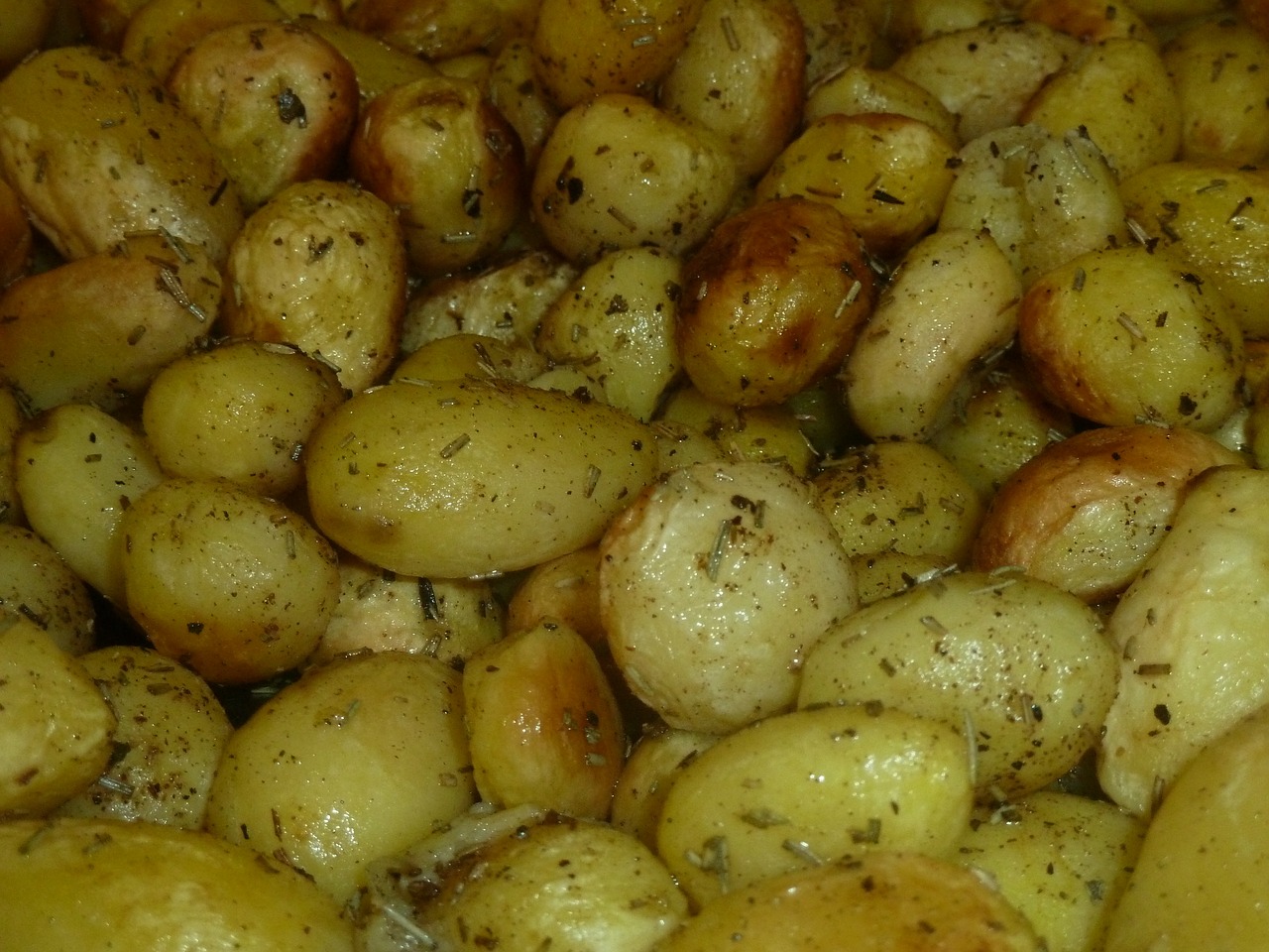 potatoes cooked oven free photo