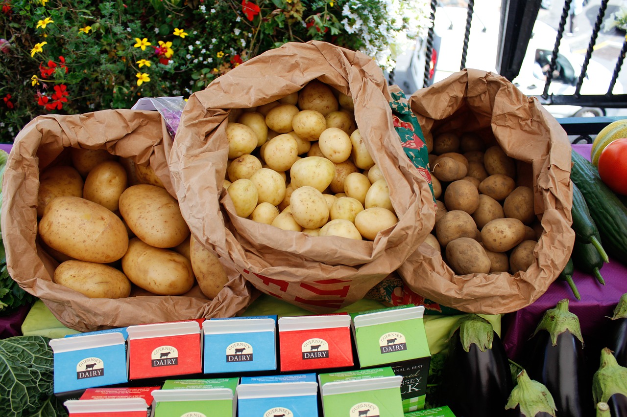 potatoes fresh produce free photo