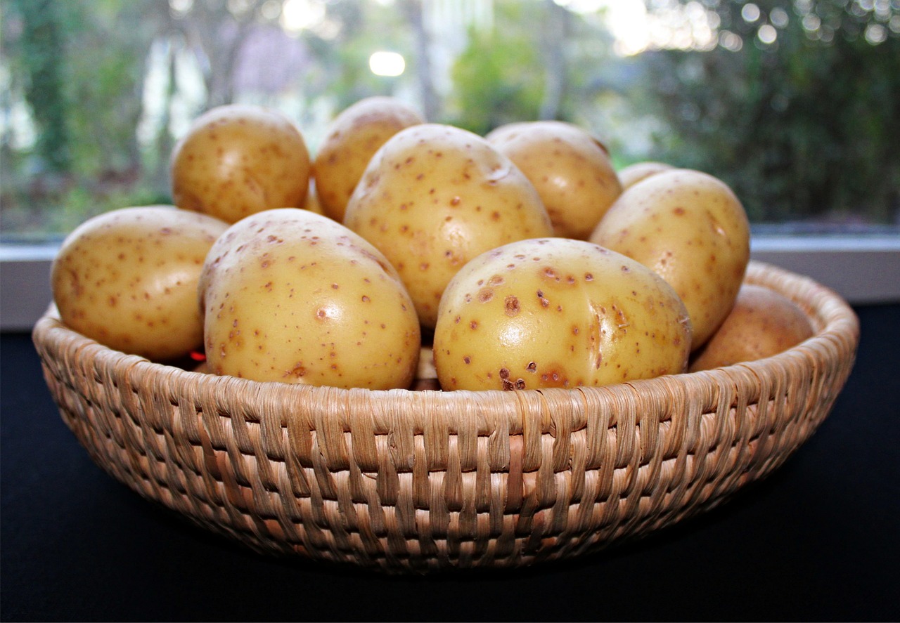 potatoes tubers vegetable fruit free photo