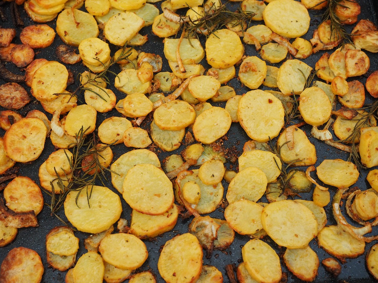 potatoes baked potatoes roasted free photo