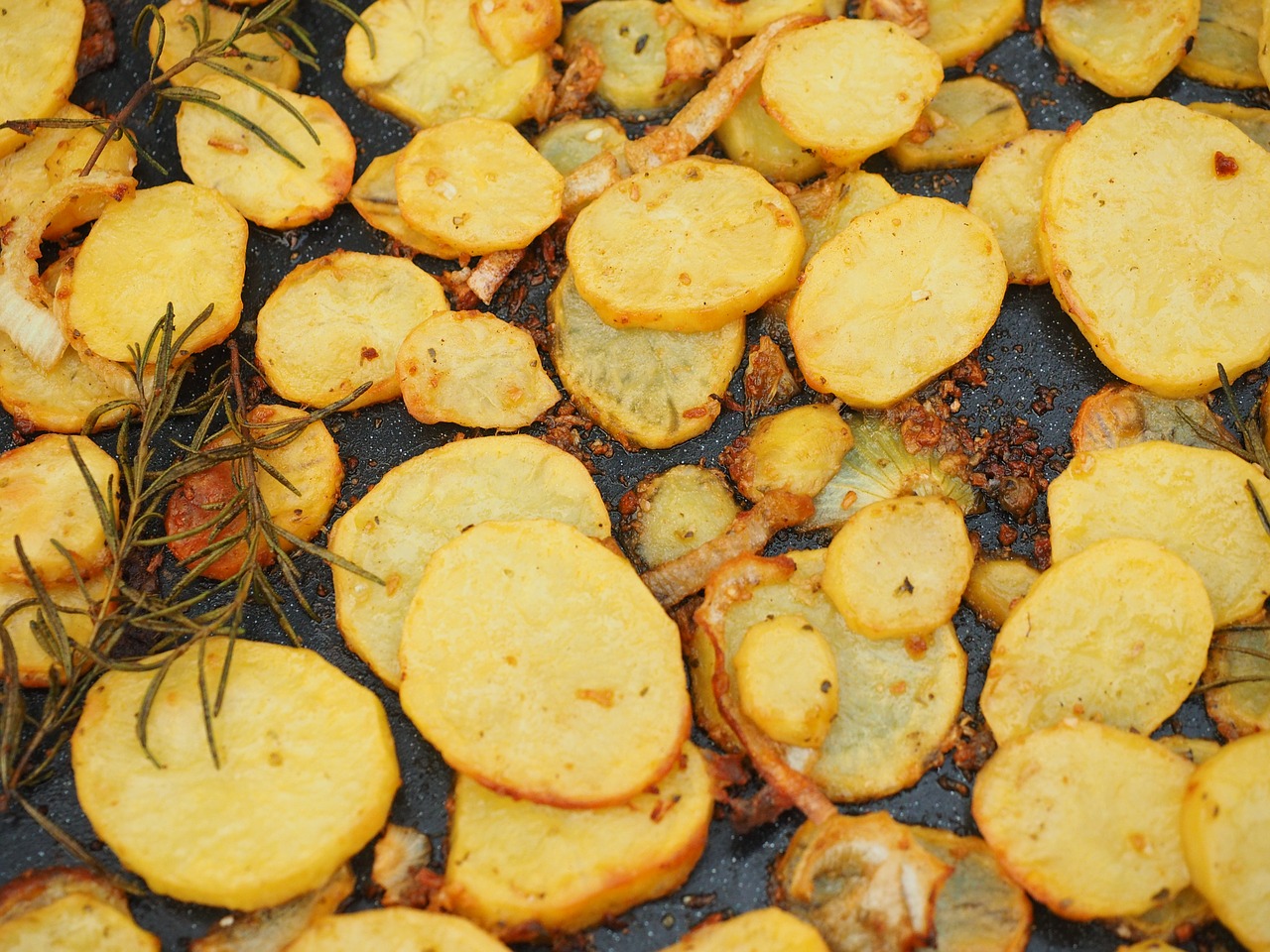 potatoes baked potatoes roasted free photo